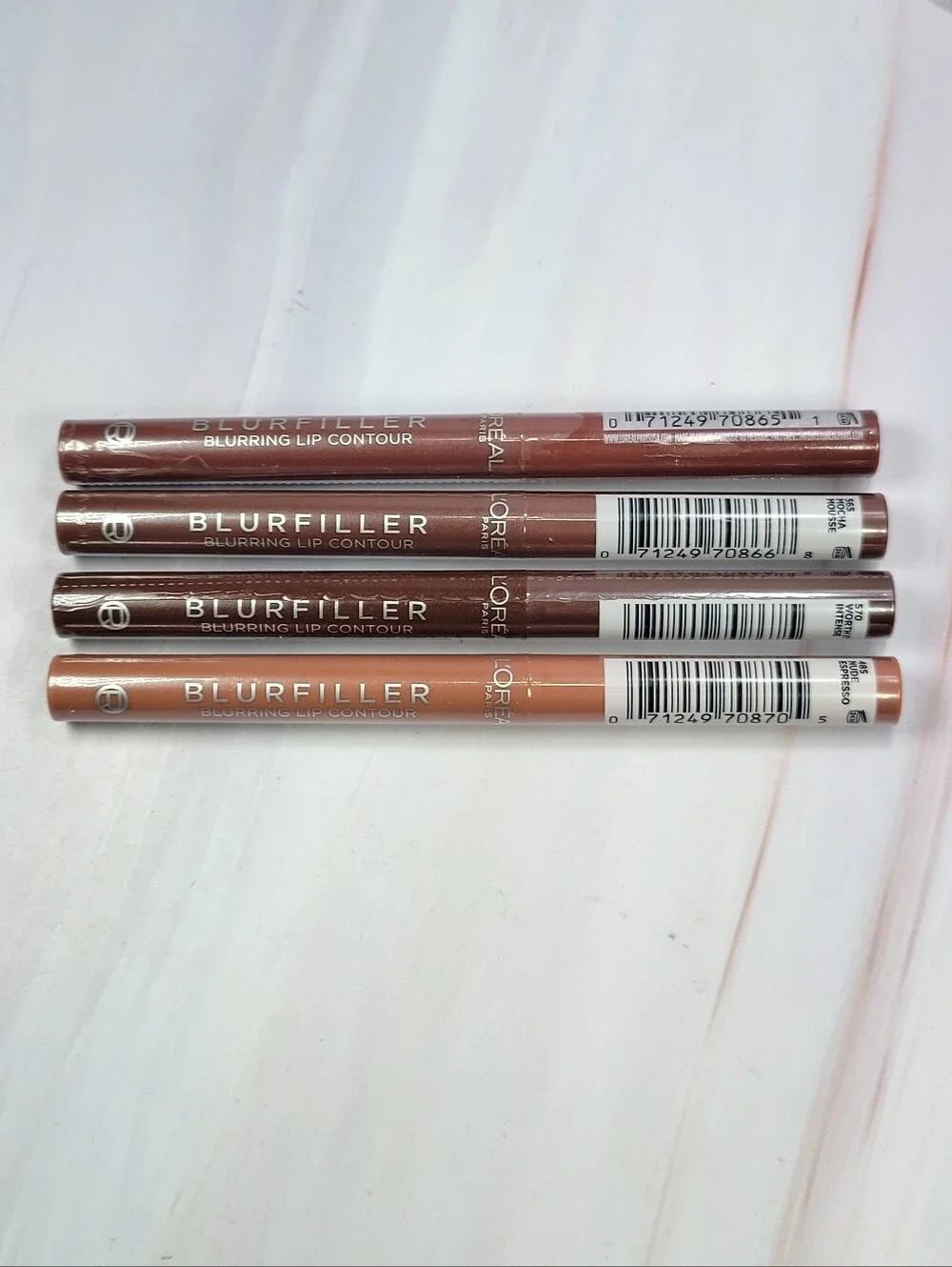 L'oreal Blurfiller Lip Contour Lip Liner Bundle NEW!